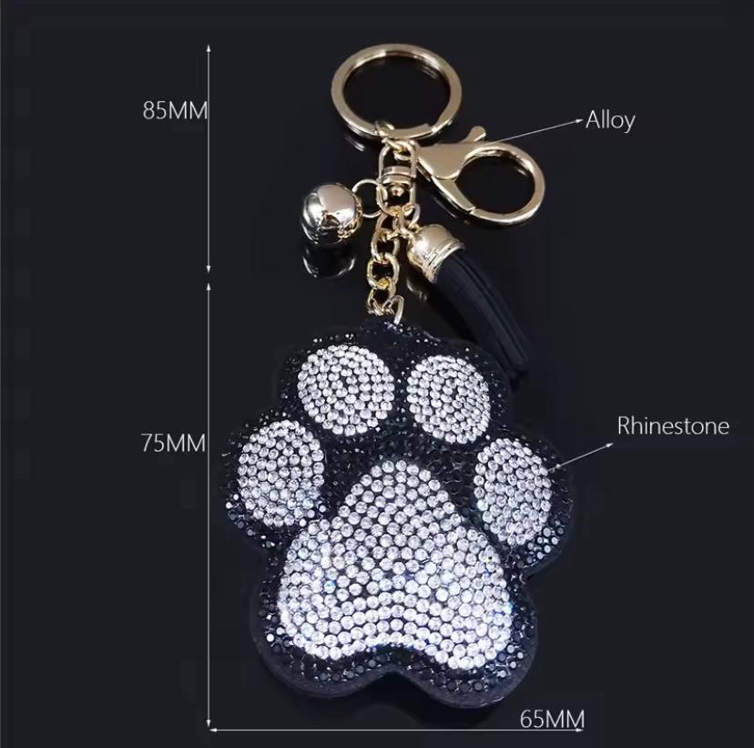 Animal Alliance Paw Print Keyring