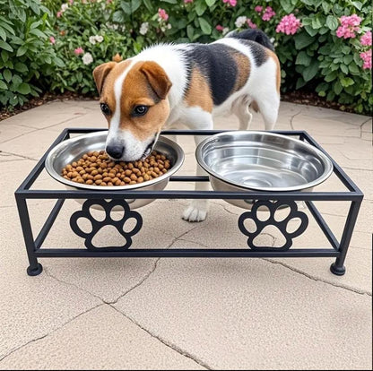 Raised feeding station