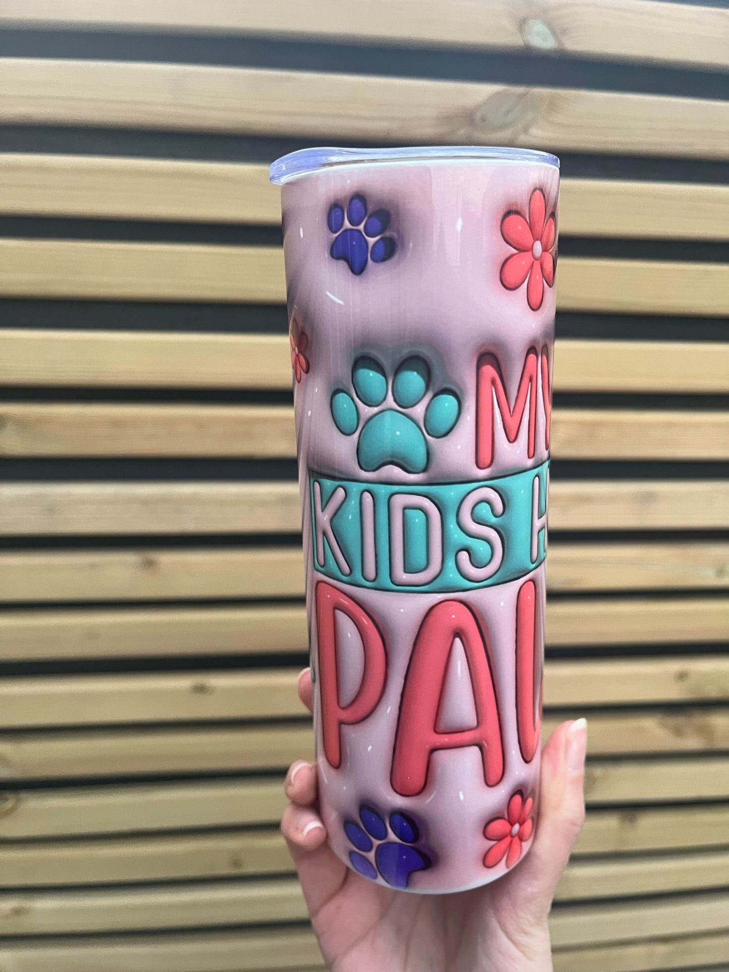 Pet Themed Tumbler 20oz - Blooper | Pawsitively Purrfect
