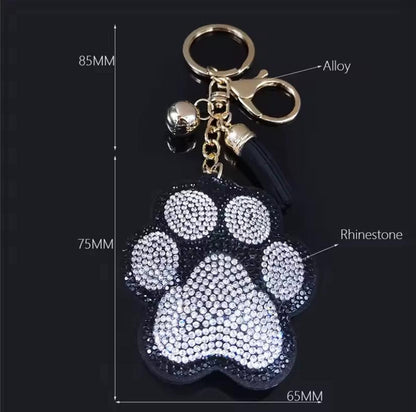Animal Alliance Paw Print Keyring