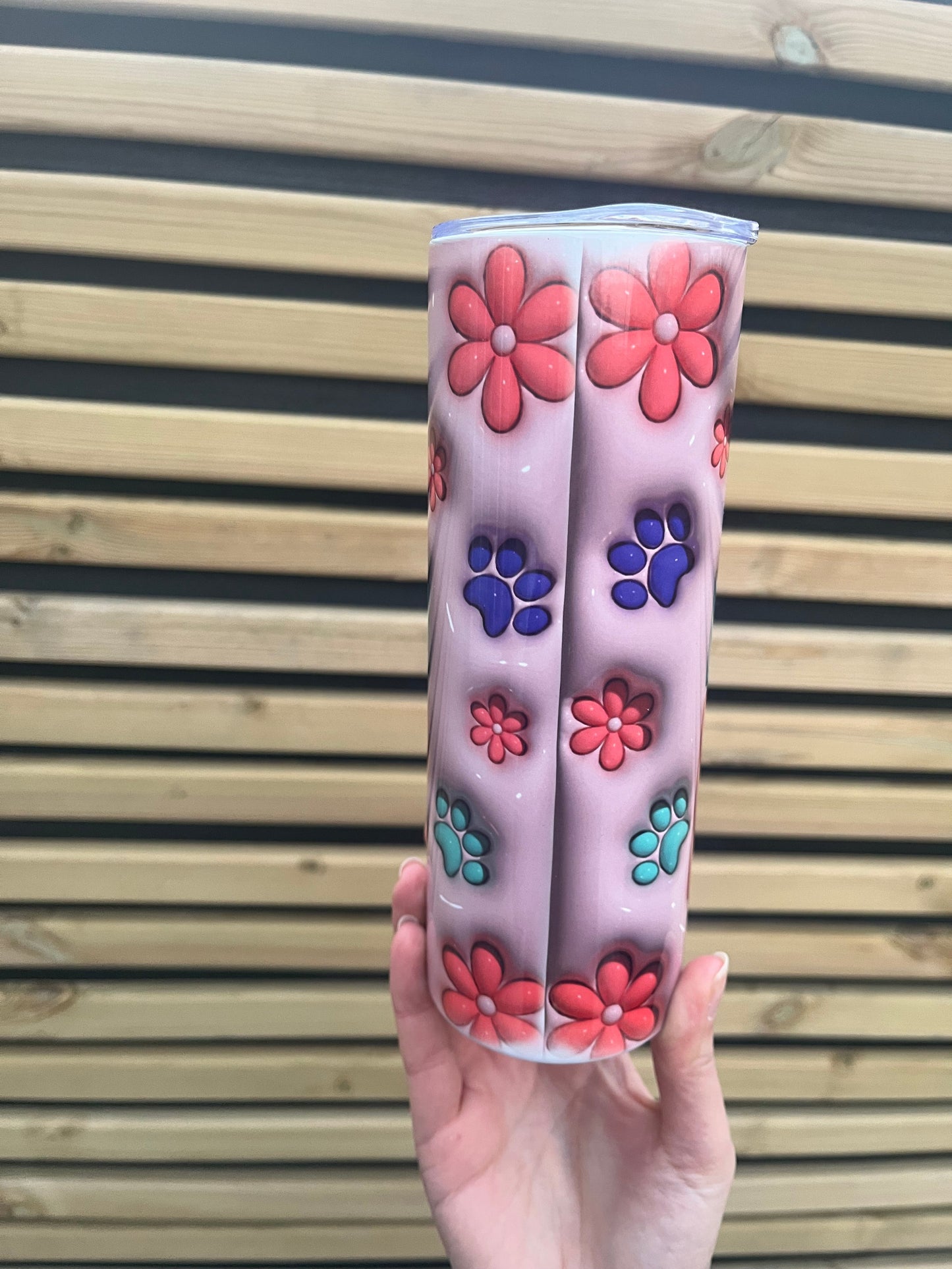 Pet Themed Tumbler 20oz - Blooper | Pawsitively Purrfect
