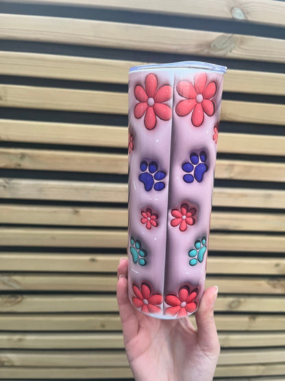 Pet Themed Tumbler 20oz - Blooper | Pawsitively Purrfect